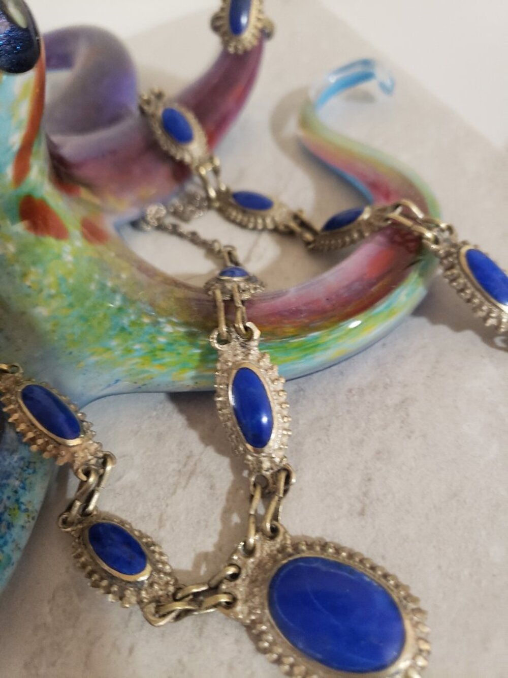 Sterling silver Afghanistan,  set 4 pieces